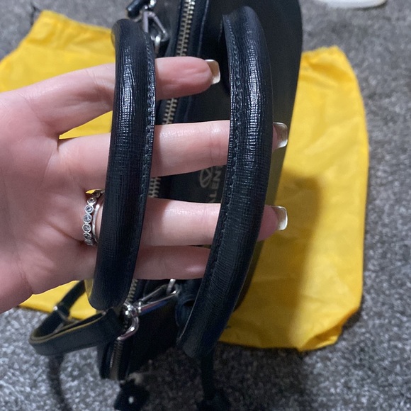 Valentino black shoulder satchel bag with crossbody strap - Picture 5 of 10